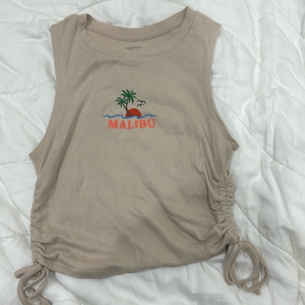 Cropped Malibu Muscle Tank